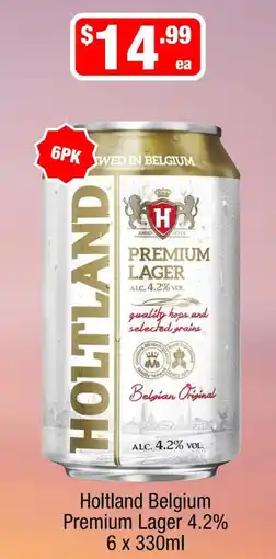 Liquor Stax Holtland Belgium Premium Lager offer