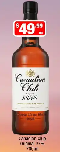 Liquor Stax Canadian Club Original offer