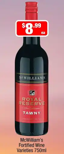 Liquor Stax McWilliam's Fortified Wine Varieties offer