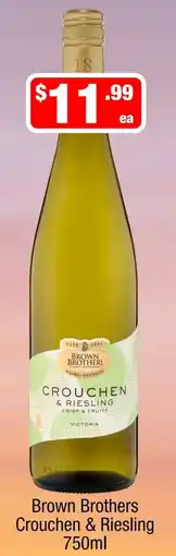 Liquor Stax Brown Brothers Crouchen & Riesling offer