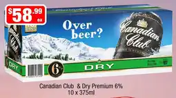 Liquor Stax Canadian Club & Dry Premium 6% offer