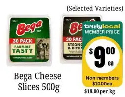Farmer Jack's Bega Cheese Slices offer