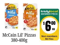 Farmer Jack's McCain Lil' Pizzas offer