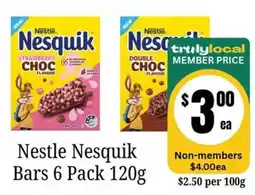 Farmer Jack's Nestle Nesquik Bars offer