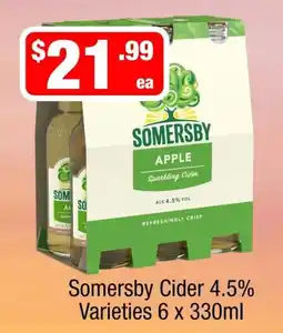 Liquor Stax Somersby Cider 4.5% Varieties offer