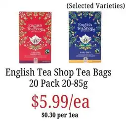 Farmer Jack's English Tea Shop Tea Bags offer