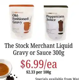 Farmer Jack's The Stock Merchant Liquid Gravy or Sauce offer