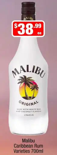 Liquor Stax Malibu Caribbean Rum Varieties offer