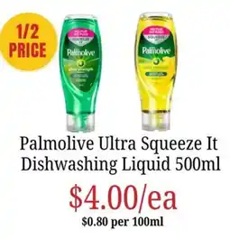 Farmer Jack's Palmolive Ultra Squeeze It Dishwashing Liquid offer