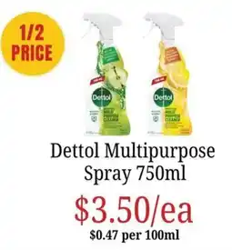 Farmer Jack's Dettol Multipurpose Spray offer