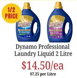 Farmer Jack's Dynamo Professional Laundry Liquid offer