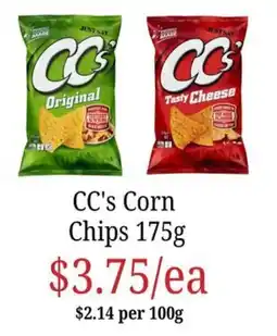 Farmer Jack's CC's Corn Chips offer