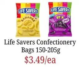 Farmer Jack's Life Savers Confectionery offer