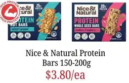 Farmer Jack's Nice & Natural Protein Bars offer