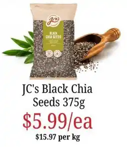 Farmer Jack's JC's Black Chia Seeds offer