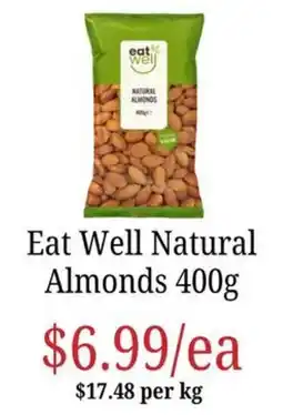 Farmer Jack's Eat Well Natural Almonds offer