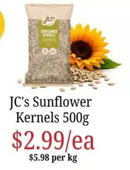 Farmer Jack's JC's Sunflower Kernels offer