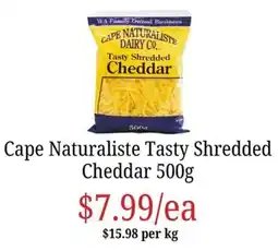 Farmer Jack's Cape Naturaliste Tasty Shredded Cheddar offer