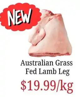 Farmer Jack's Australian Grass Fed Lamb Leg offer