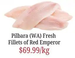 Farmer Jack's Pilbara (WA) Fresh Fillets of Red Emperor offer