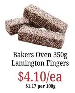 Farmer Jack's Bakers Oven Lamington Fingers offer