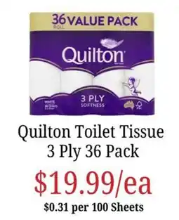 Farmer Jack's Quilton Toilet Tissue offer