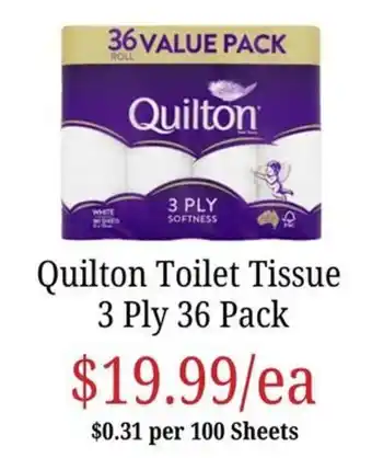 Farmer Jack's Quilton Toilet Tissue offer
