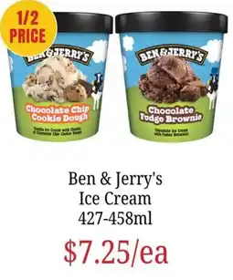 Farmer Jack's Ben & Jerry's Ice Cream offer