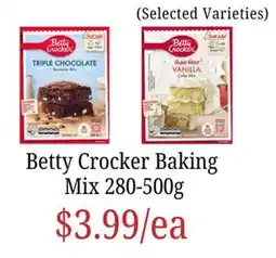 Farmer Jack's Betty Crocker Baking Mix offer