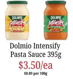 Farmer Jack's Dolmio Intensify Pasta Sauce offer