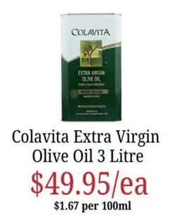 Farmer Jack's Colavita Extra Virgin Olive Oil offer