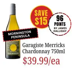 Farmer Jack's Garagiste Merricks Chardonnay offer