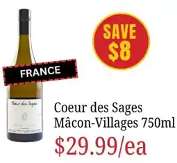 Farmer Jack's Coeur des Sages Mâcon-Villages offer