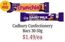 Farmer Jack's Cadbury Confectionery Bars offer