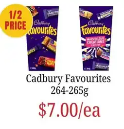 Farmer Jack's Cadbury Favourites offer