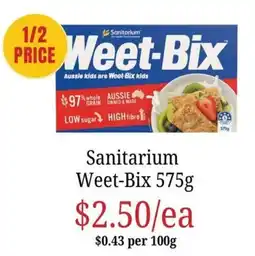 Farmer Jack's Sanitarium Weet-Bix offer
