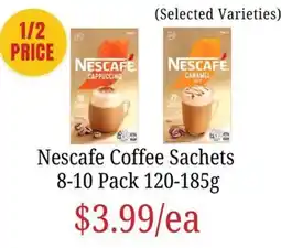 Farmer Jack's Nescafe Coffee Sachets offer