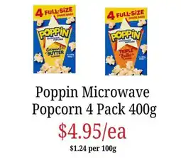 Farmer Jack's Poppin Microwave Popcorn offer