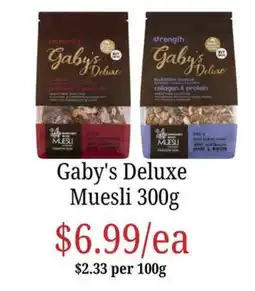 Farmer Jack's Gaby's Deluxe Muesli offer