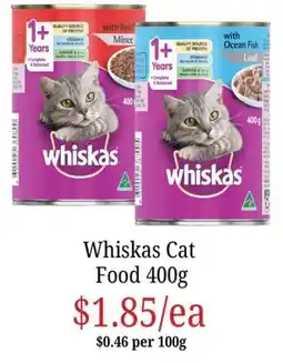 Farmer Jack's Whiskas Cat Food offer