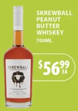 Sense of Taste Skrewball Peanut Butter Whiskey offer