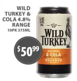 Sense of Taste Wild Turkey & Cola offer
