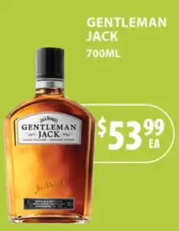 Sense of Taste Jack Daniel's Gentleman Jack offer