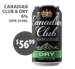 Sense of Taste Canadian Club & Dry offer