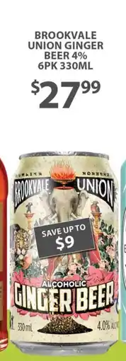 Sense of Taste Brookvale Union Ginger Beer offer