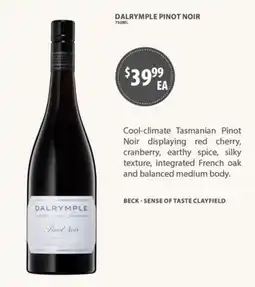 Sense of Taste Dalrymple Pinot Noir offer