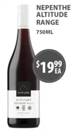 Sense of Taste Nepenthe Altitude Range offer