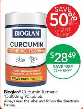 Bioglan Curcumin Turmeric