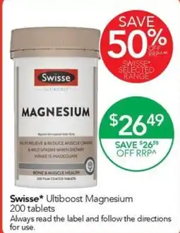 Terry White Swisse Ultiboost Magnesium offer