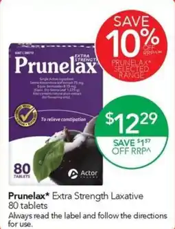 Terry White Prunelax Extra Strength Laxative offer
